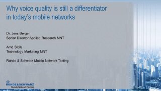 Webinar voice quality